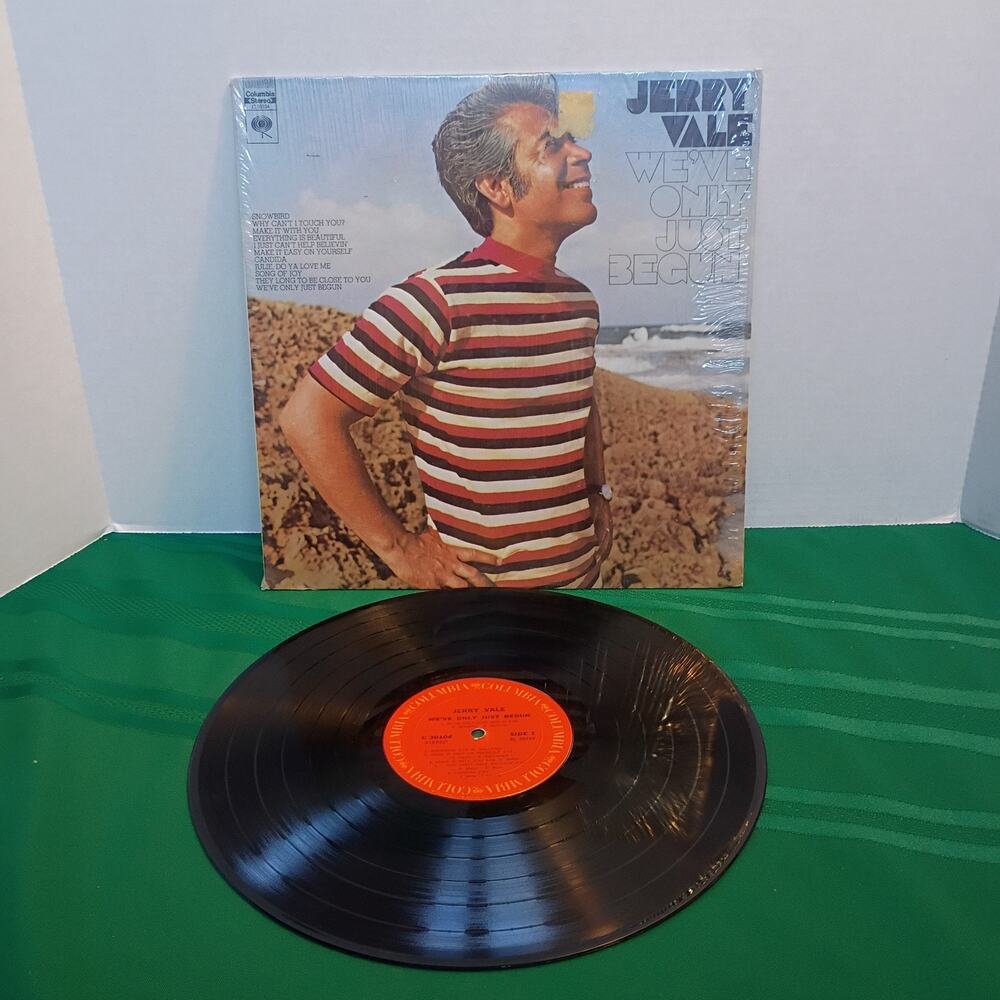 Jerry Vale We've Only Just Begun Vinyl LP Columbia C 30104 1970 Pop Vocal Record